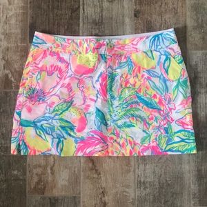 EUC Lilly Pulitzer Nicki Skort - Fiesta Bamba